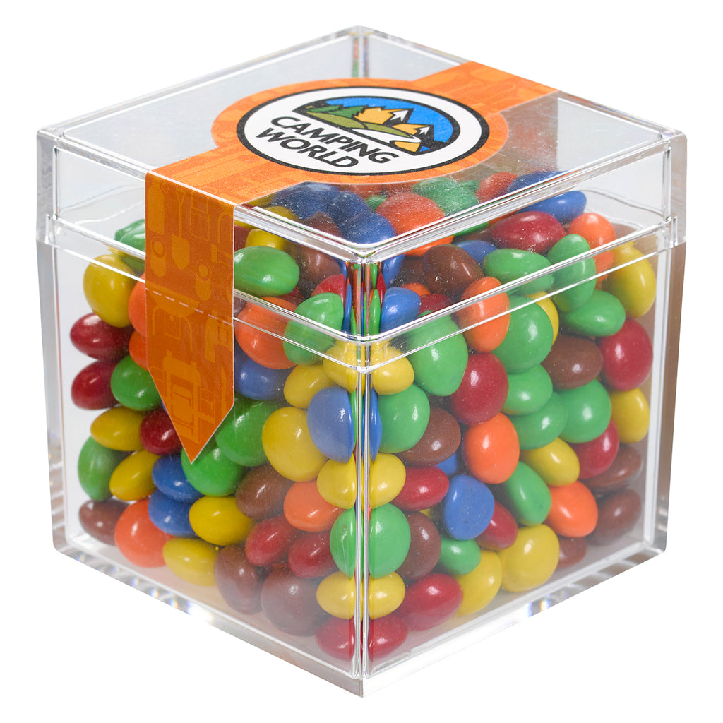 Acrylic Cube Filled with Candy