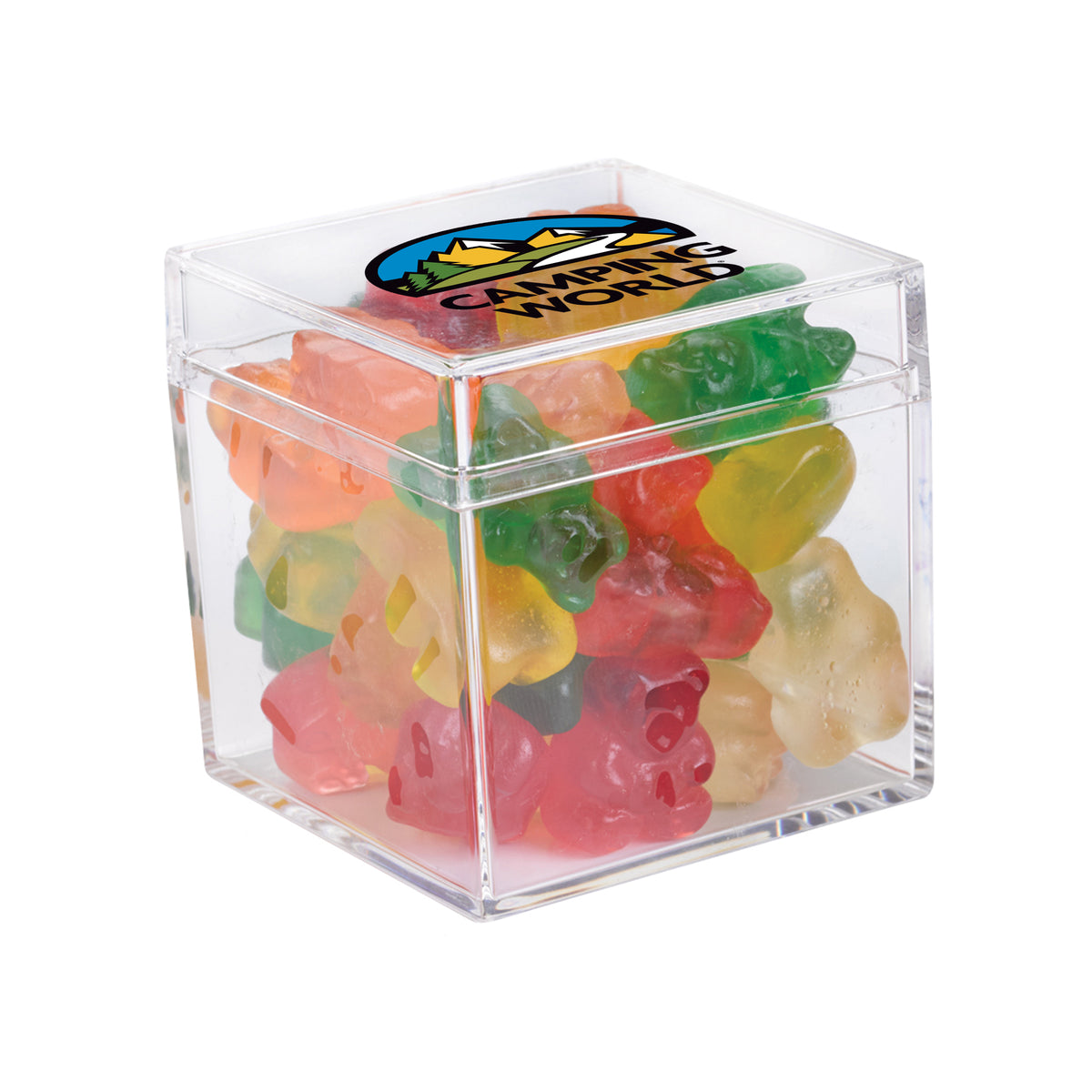 Acrylic Cube Filled with Candy - Cube Shaped Acrylic Container With Candy