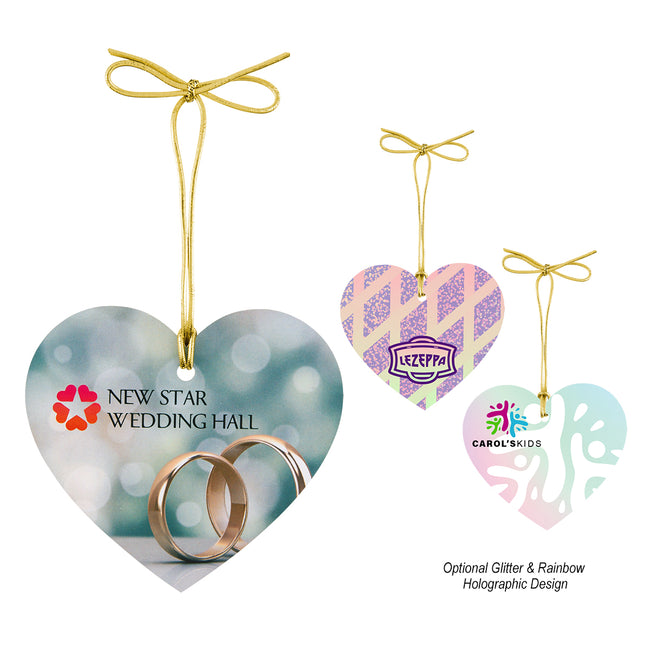 Acrylic Ornament, Heart Shape