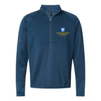 Adidas Men's Performance Quarter-Zip Pullover Full Color - Crew Navy - Front