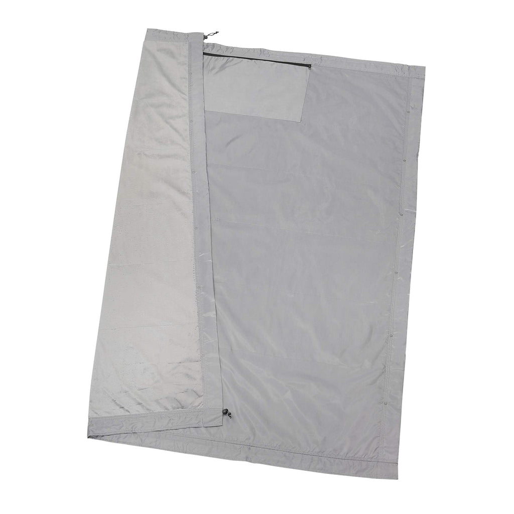 Adventure Blanket, Poncho and Sleeping Bag, 3 in 1 Embroidery - Gray - Front 2