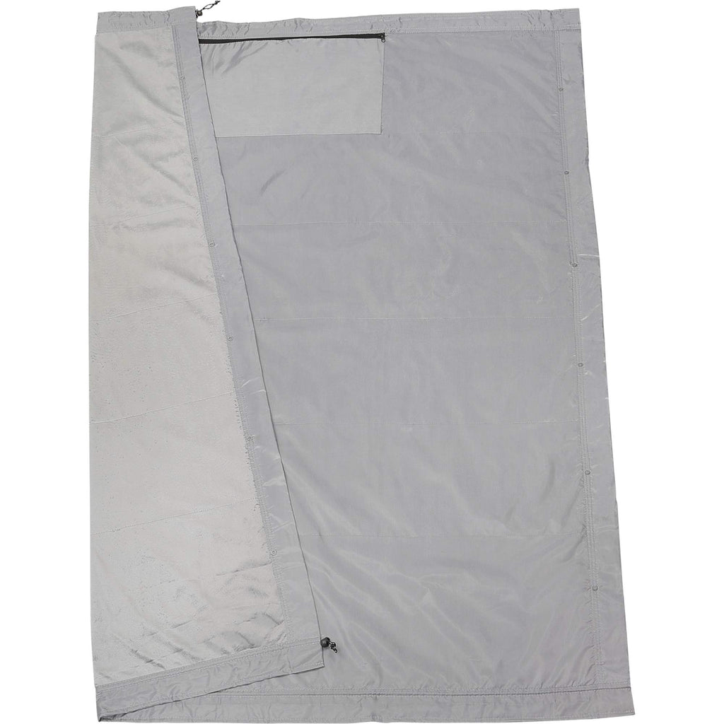 Adventure Blanket, Poncho and Sleeping Bag, 3 in 1 Embroidery - Gray - Front 4