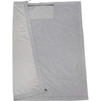 Adventure Blanket, Poncho and Sleeping Bag, 3 in 1 Embroidery - Gray - Front 4