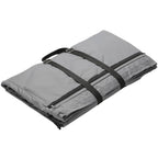 Adventure Blanket, Poncho and Sleeping Bag, 3 in 1 Embroidery - Gray - Front