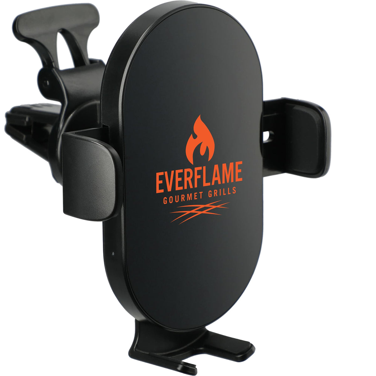 Aero Car Vent Phone Mount with 15W Wireless Charging - Black - Right Angle