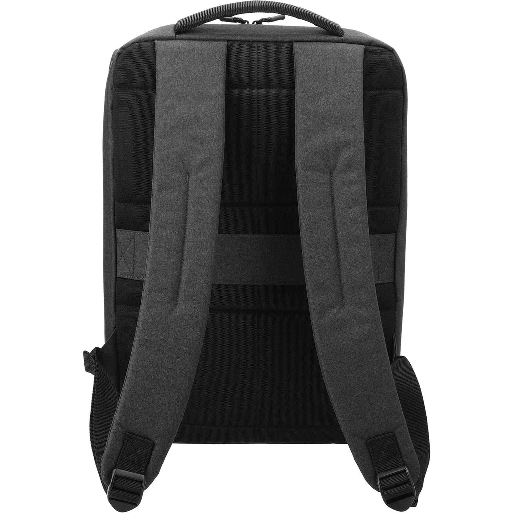 Aft Recycled Computer Backpack, Fits 15.6 Inch Laptops Transfer - Charcoal - Back