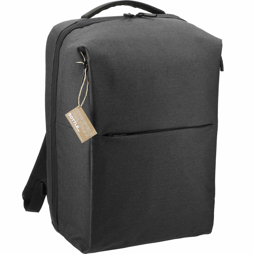 Aft Recycled Computer Backpack, Fits 15.6 Inch Laptops Transfer - Charcoal - Right Angle 2