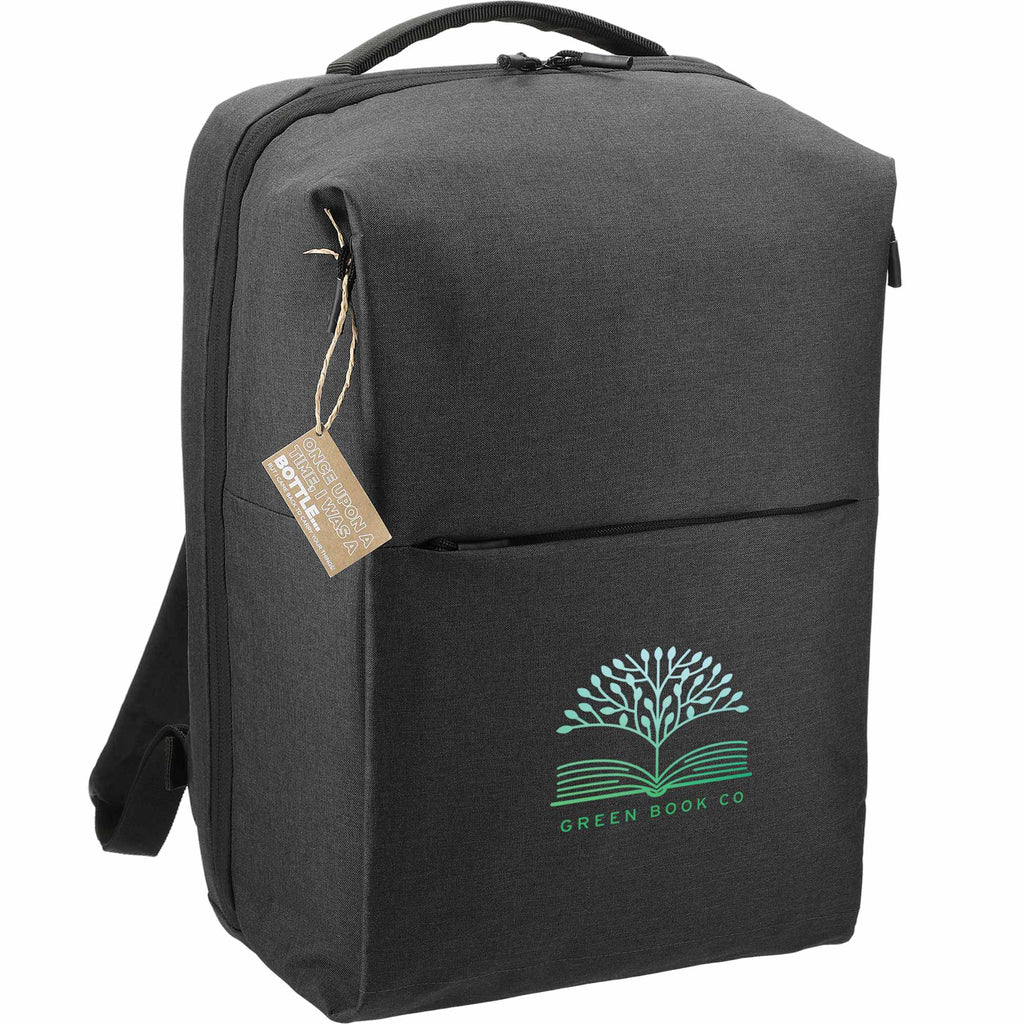 Aft Recycled Computer Backpack, Fits 15.6 Inch Laptops Transfer - Charcoal - Right Angle