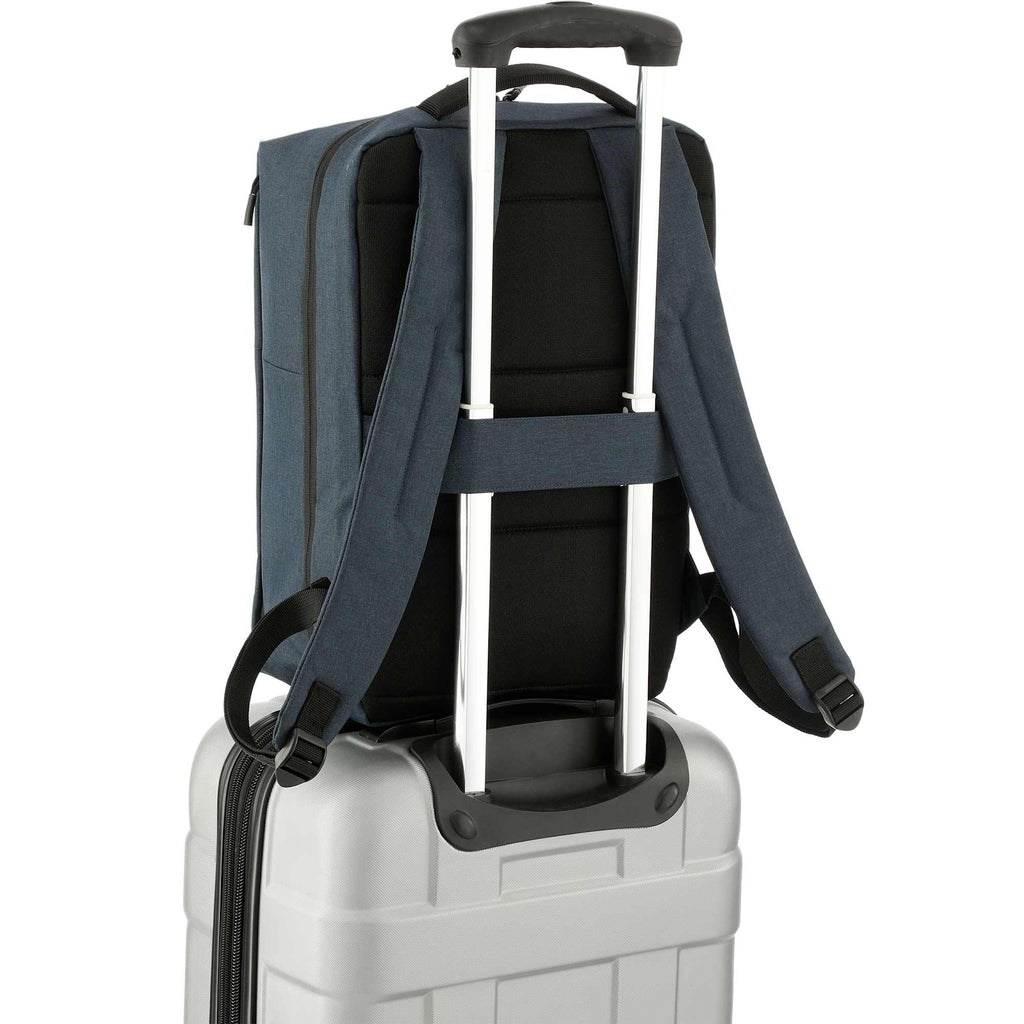 Aft Recycled Computer Backpack, Fits 15.6 Inch Laptops Transfer - Navy - Luggage