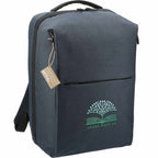 Aft Recycled Computer Backpack, Fits 15.6 Inch Laptops Transfer - Navy - Right Angle