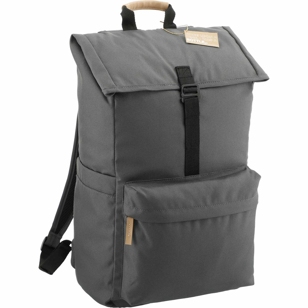 Aft Recycled Rucksack for 15 Inch Laptops Transfer - Charcoal - Right Angle 2