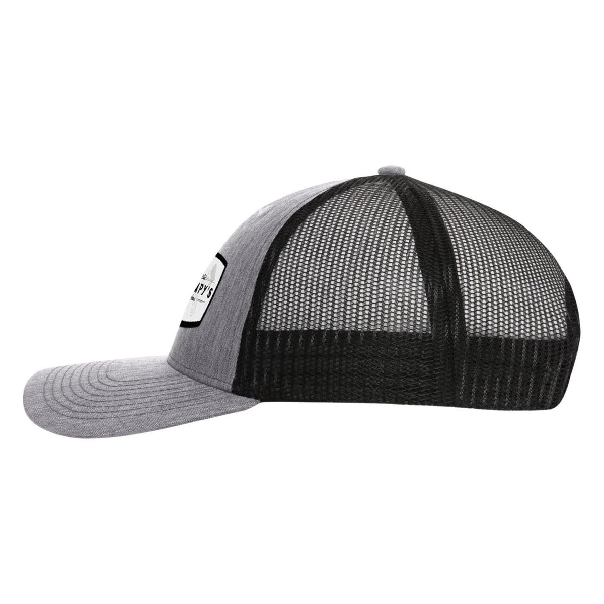 Ahead Brant Linen and Mesh Cap Embroidery - Carbon/Black - View 3