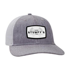 Ahead Brant Linen and Mesh Cap Embroidery - Carbon Linen/White - View 1