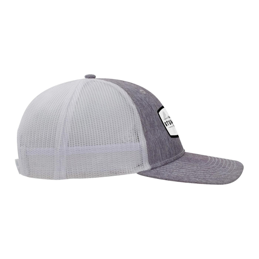 Ahead Brant Linen and Mesh Cap Embroidery - Carbon Linen/White - View 2