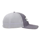 Ahead Brant Linen and Mesh Cap Embroidery - Carbon Linen/White - View 2