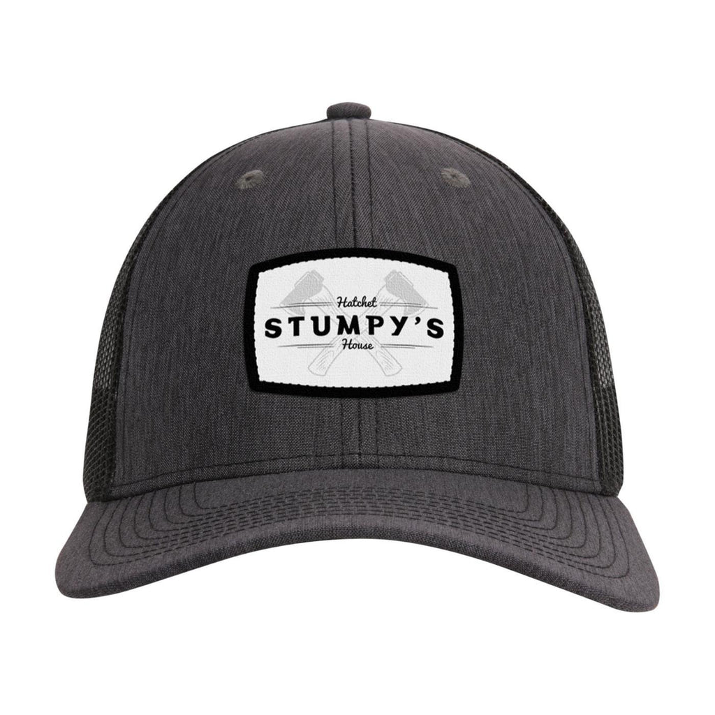 Ahead Brant Linen and Mesh Cap Embroidery - Charcoal Linen/Black - View 4