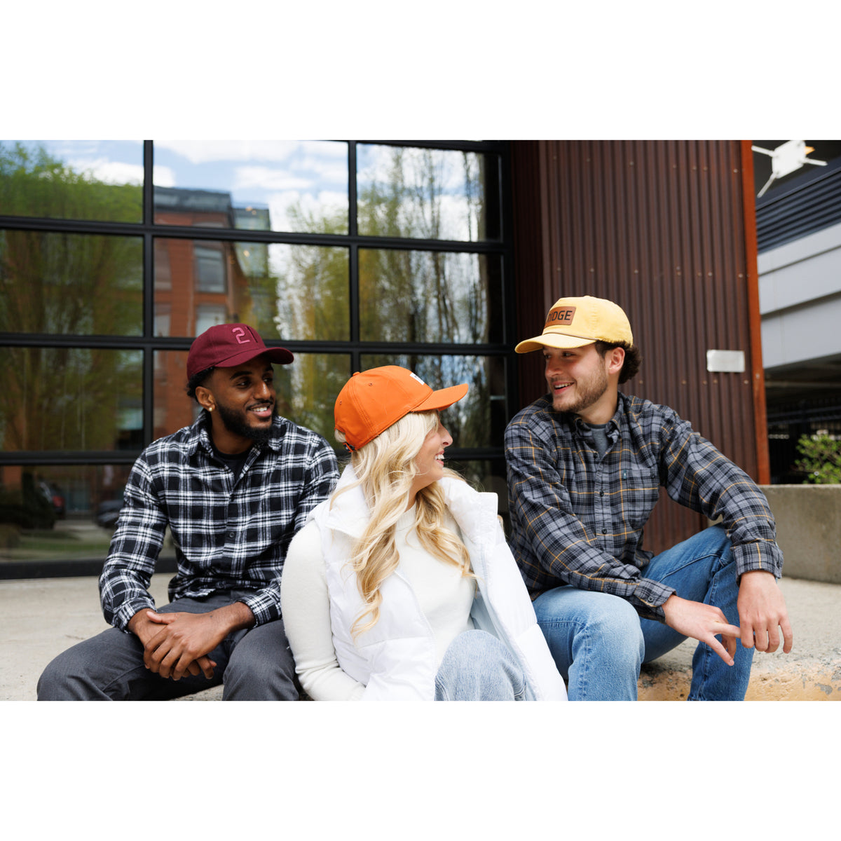 Ahead Frio Stretch Performance Cap, Unstructured Transfer - Texas Orange - View 6