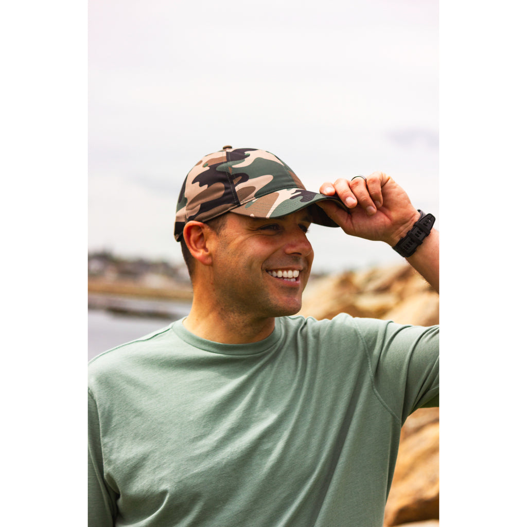 Ahead Gomer Camo Cap, Unstructured Embroidery - Green Camo - View 6