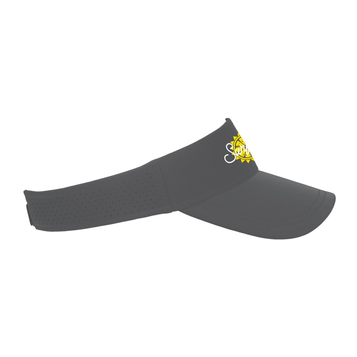 Ahead Scuba Visor in Recycled Tech Fabric Embroidery - Grey - View 8