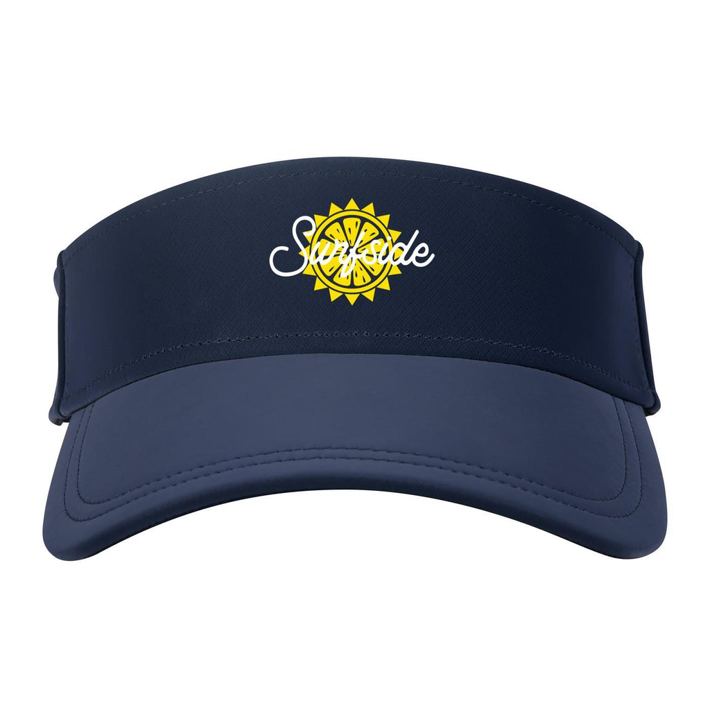 Ahead Scuba Visor in Recycled Tech Fabric Embroidery - Navy - View 10