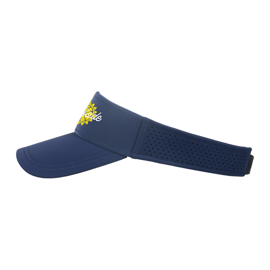 Ahead Scuba Visor in Recycled Tech Fabric Embroidery - Navy - View 7