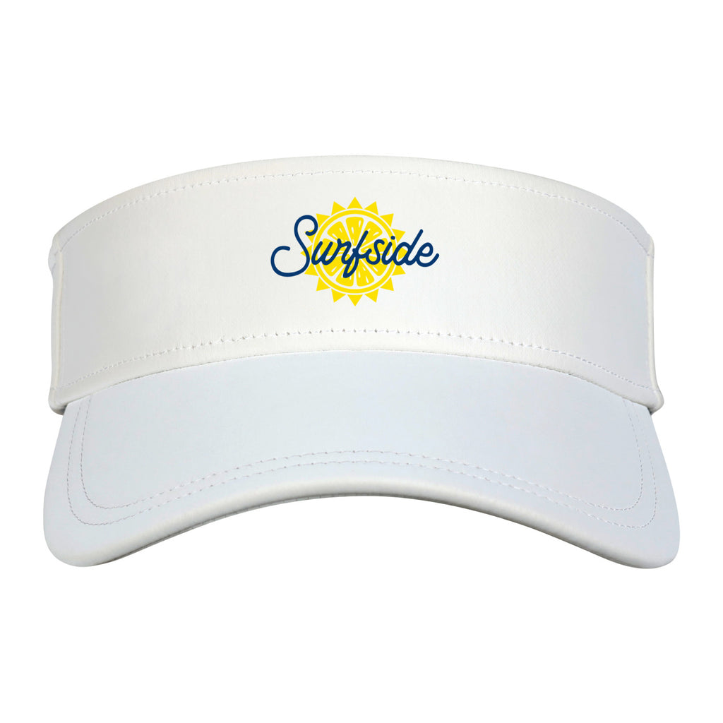 Ahead Scuba Visor in Recycled Tech Fabric Embroidery - White - View 3
