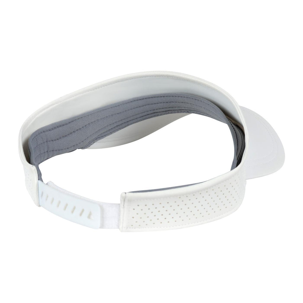 Ahead Scuba Visor in Recycled Tech Fabric Embroidery - White - View 4