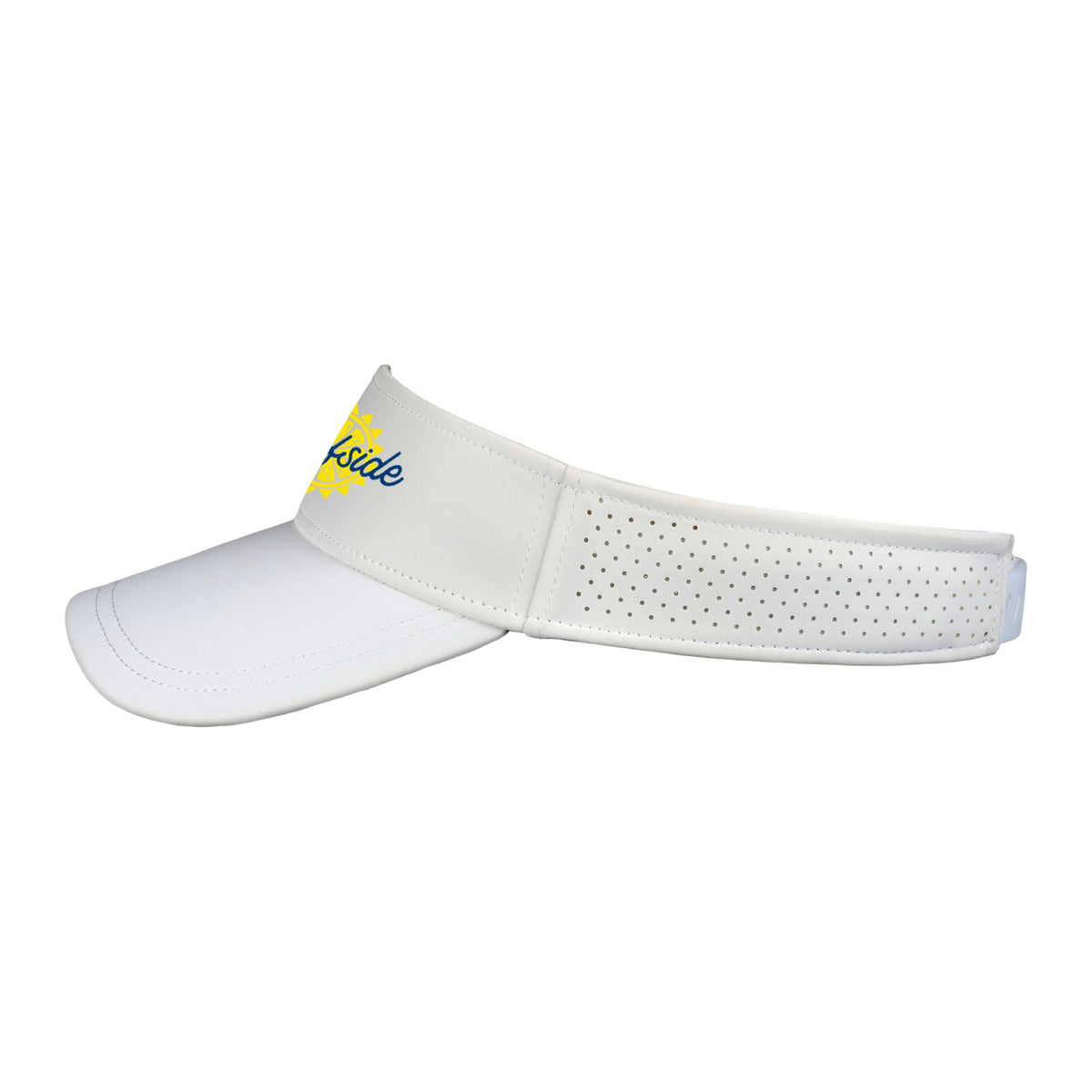 Ahead Scuba Visor in Recycled Tech Fabric Embroidery - White - View 5