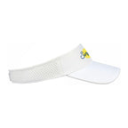 Ahead Scuba Visor in Recycled Tech Fabric Embroidery - White - View 6