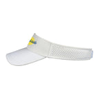 Ahead Scuba Visor in Recycled Tech Fabric Embroidery - White - View 7