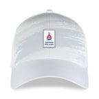 Ahead Splash Pattern Performance Cap Embroidery - White Grey - Splash - View 2