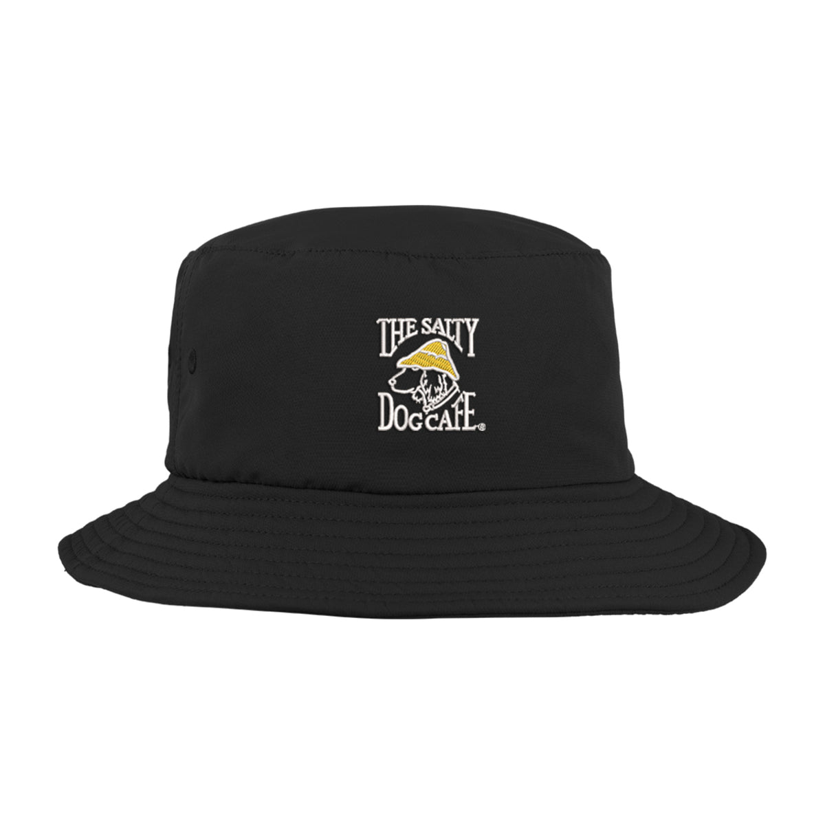 Ahead Stow Packable Bucket Hat Embroidery - Black - View 2