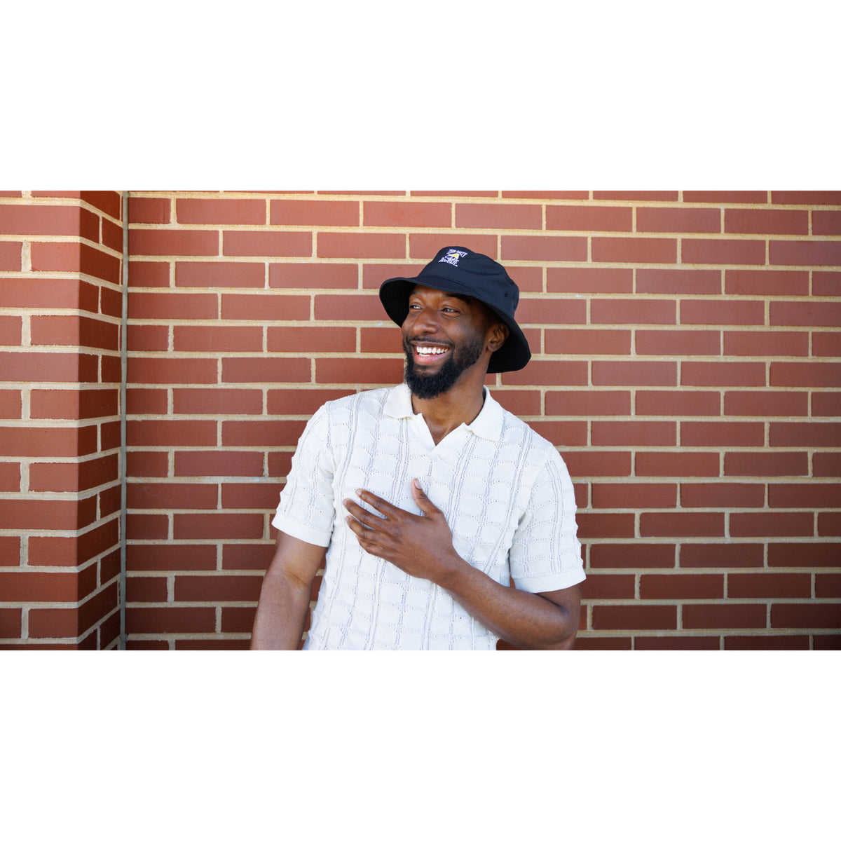 Ahead Stow Packable Bucket Hat Embroidery - Black - View 4