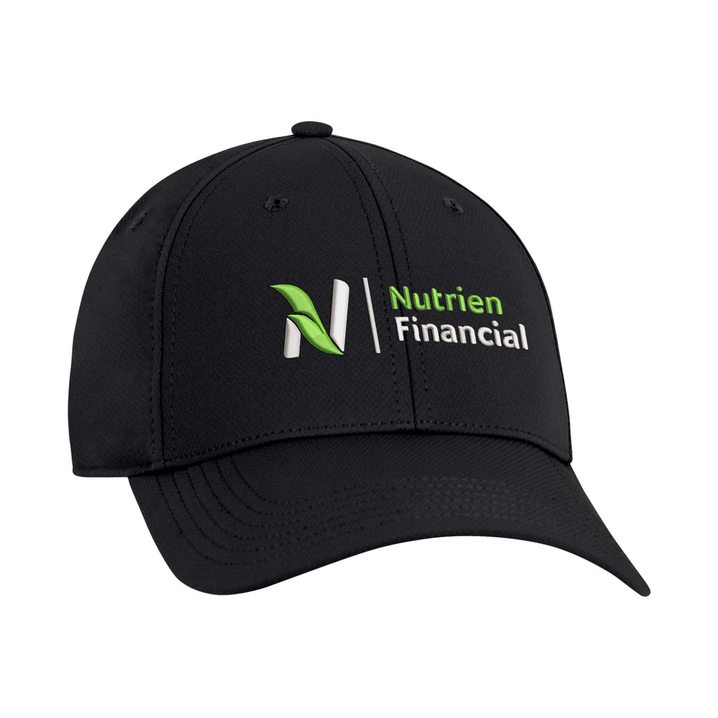 Ahead Stratus Stretch Performance Cap, Structured Embroidery - Black - View 1