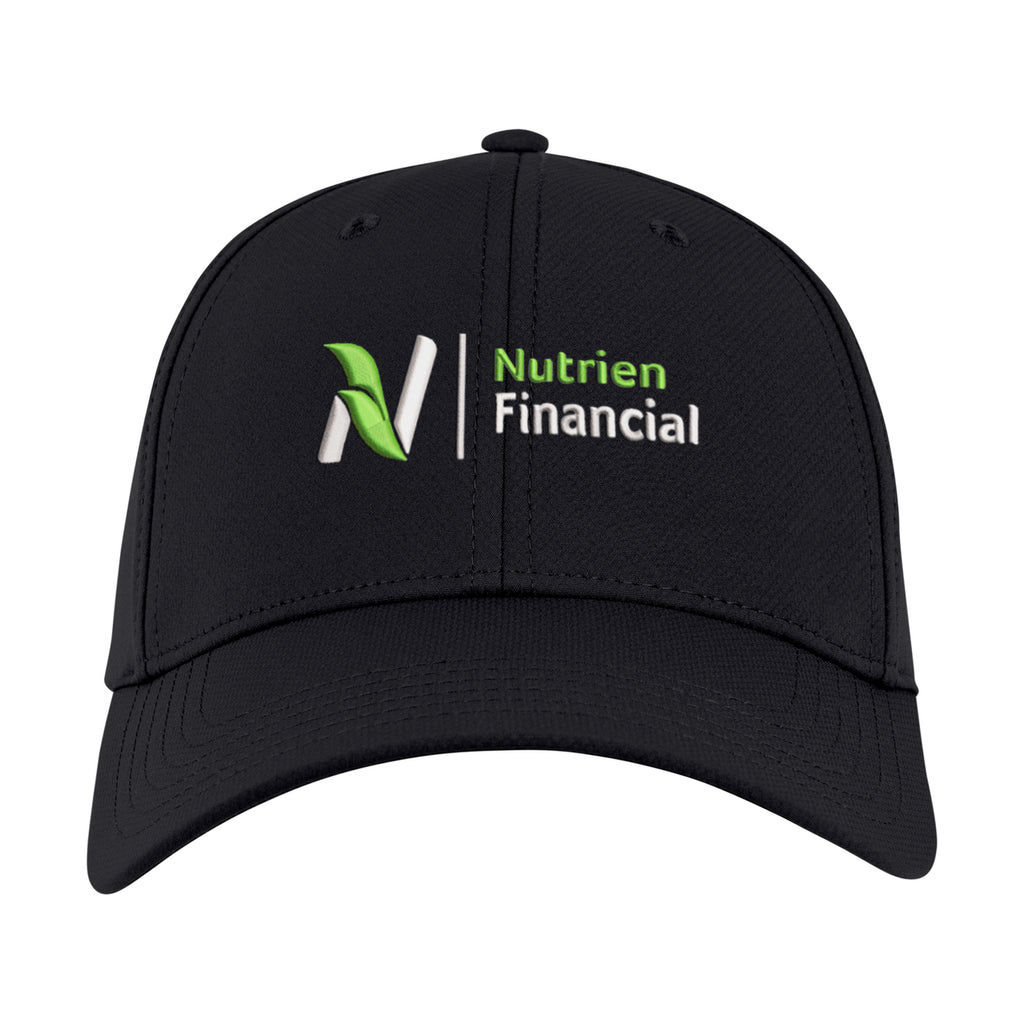 Ahead Stratus Stretch Performance Cap, Structured Embroidery - Black - View 4