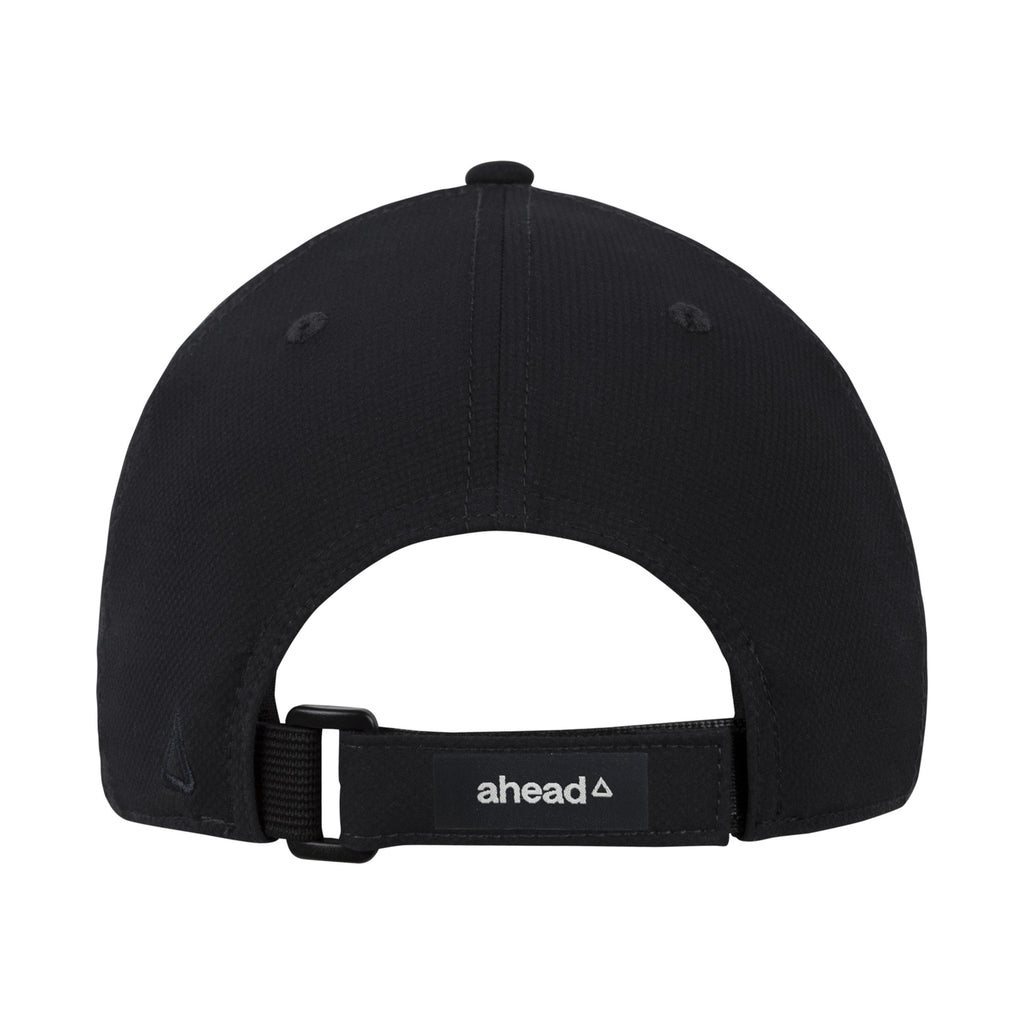 Ahead Stratus Stretch Performance Cap, Structured Embroidery - Black - View 5