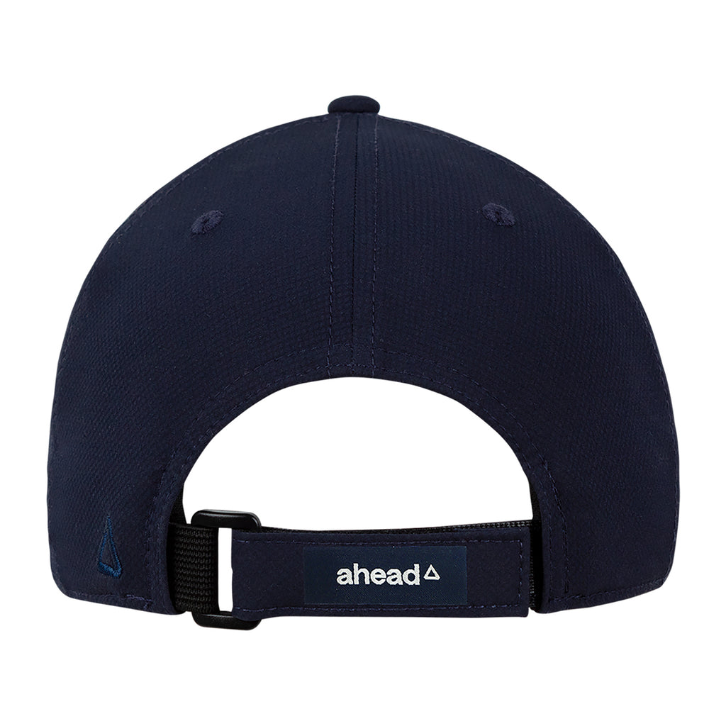 Ahead Stratus Stretch Performance Cap, Structured Embroidery - Navy - View 5