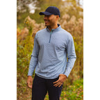 Ahead Stratus Stretch Performance Cap, Structured Embroidery - Navy - View 6