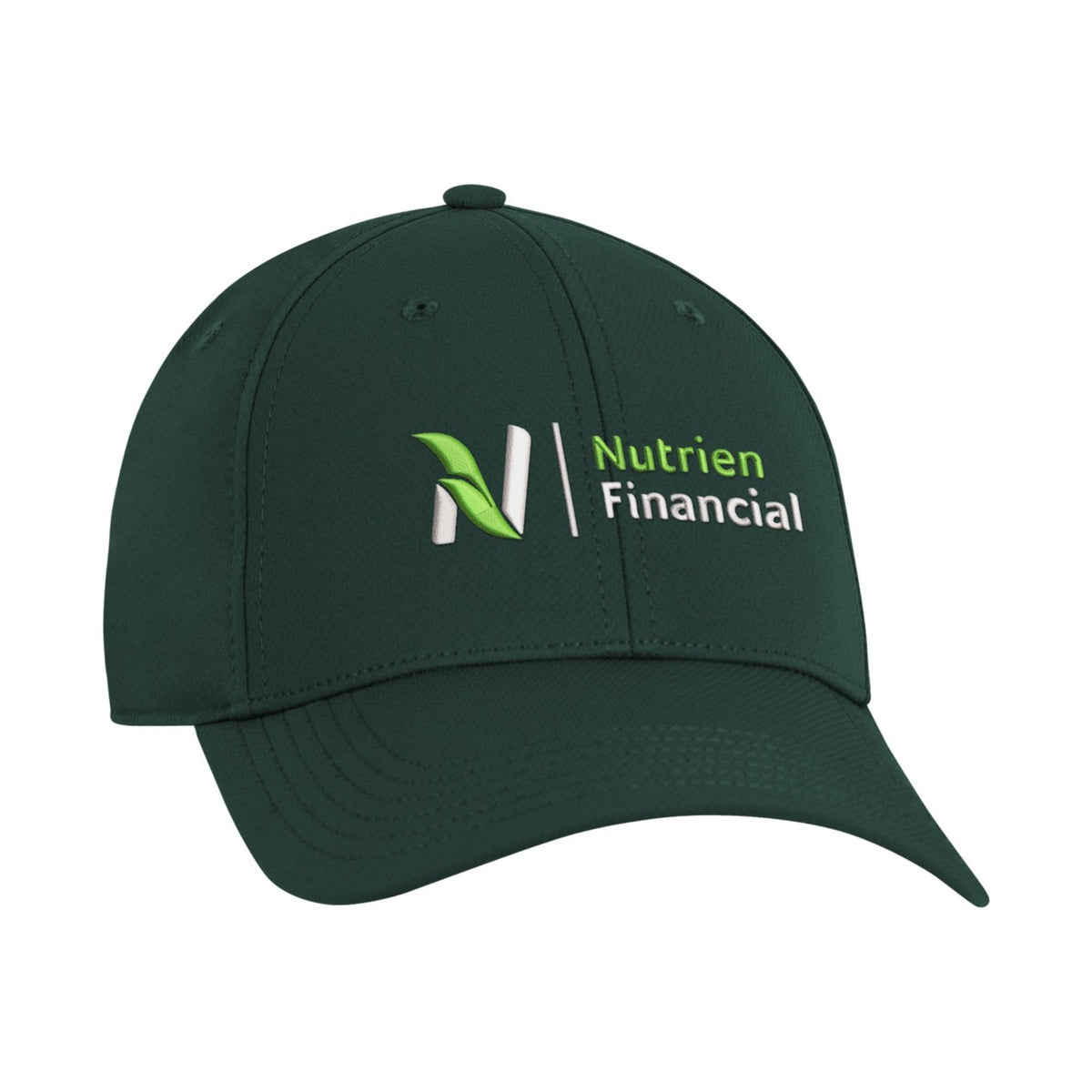 Ahead Stratus Stretch Performance Cap, Structured Embroidery - University Hunter Green - View 1