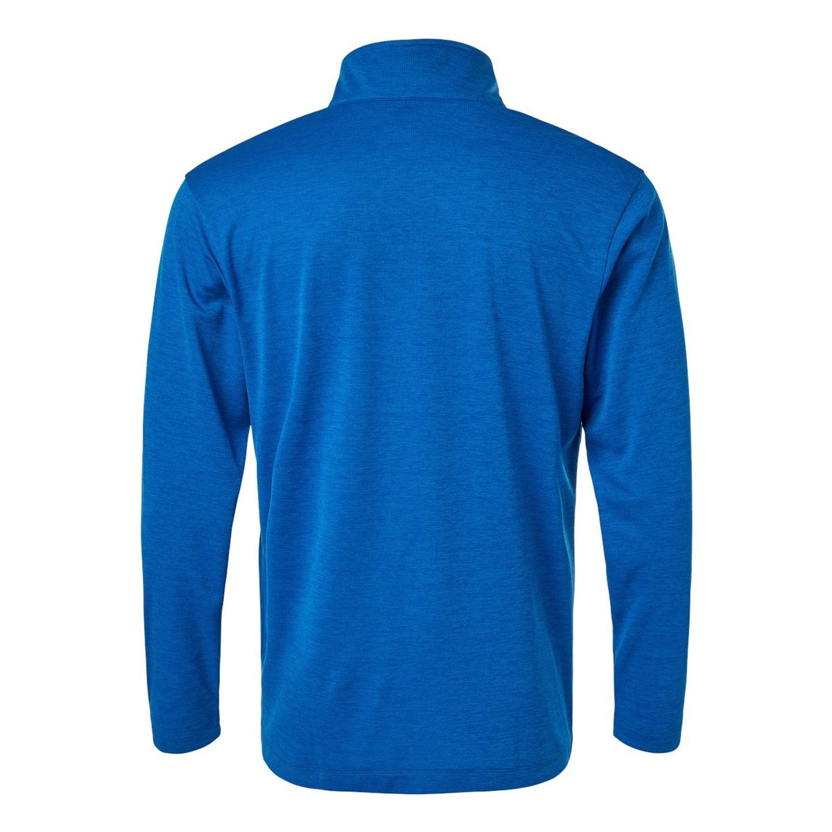 AllPro Men's Pro-Lock Performance Mélange Quarter-Zip Pullover Full Color - Royal Melange - Back