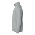 AllPro Men's Pro-Lock Performance Mélange Quarter-Zip Pullover Full Color - Silver Melange - Direct Side