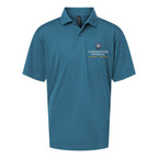 AllPro Youth Pro-Lock Performance Polo Full Color - Pacific Blue - Front