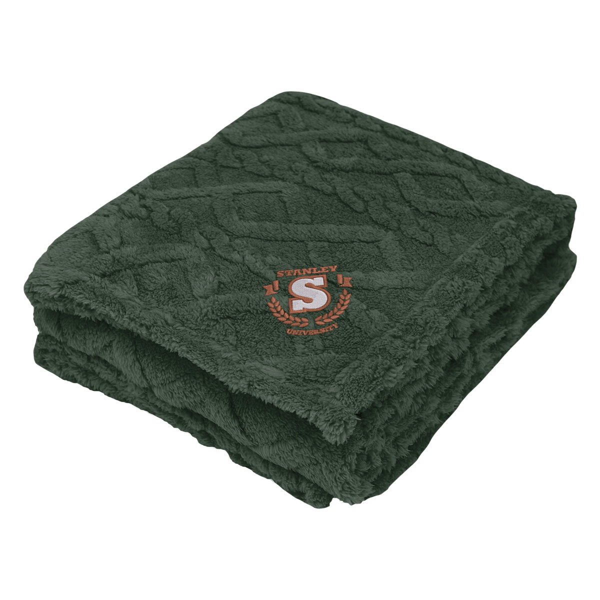 Alpine Sherpa Blanket in Recycled PET - Embroidery