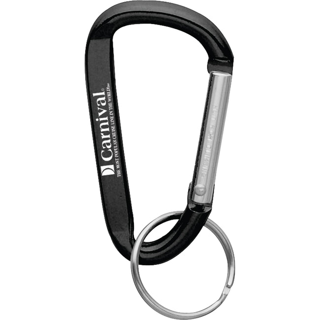 Aluminum Carabiner Key Ring, Small