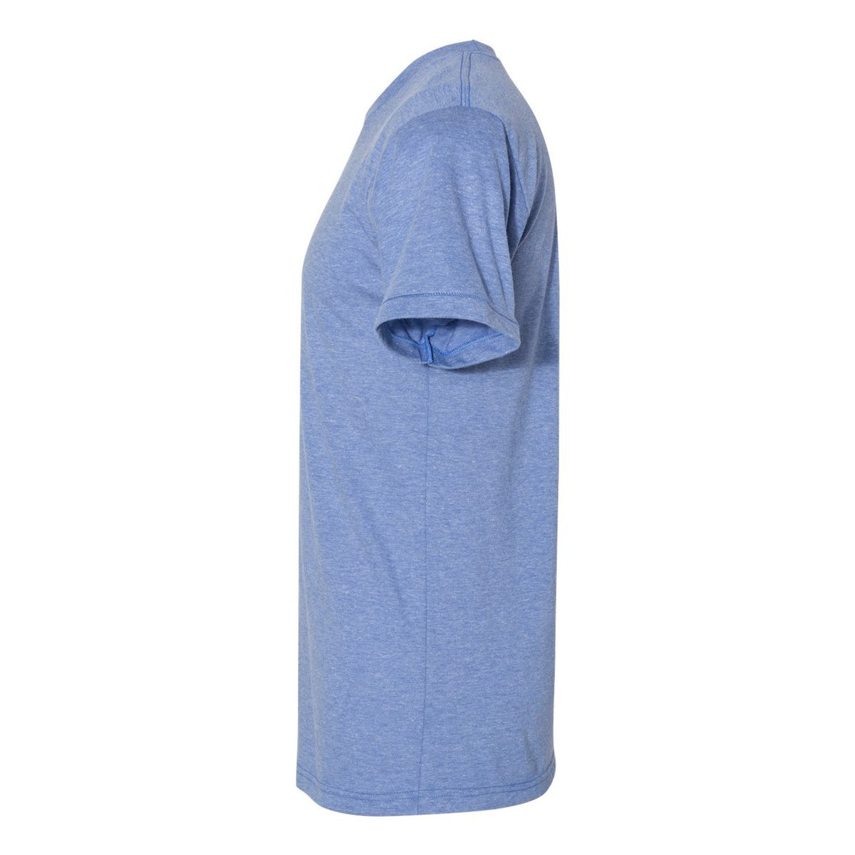 American Apparel Unisex Triblend Track Tee Full Color - Athletic Blue - Direct Side