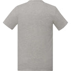 American Giant Classic Cotton Crew Tee for Men Embroidery - Heather Grey - Back