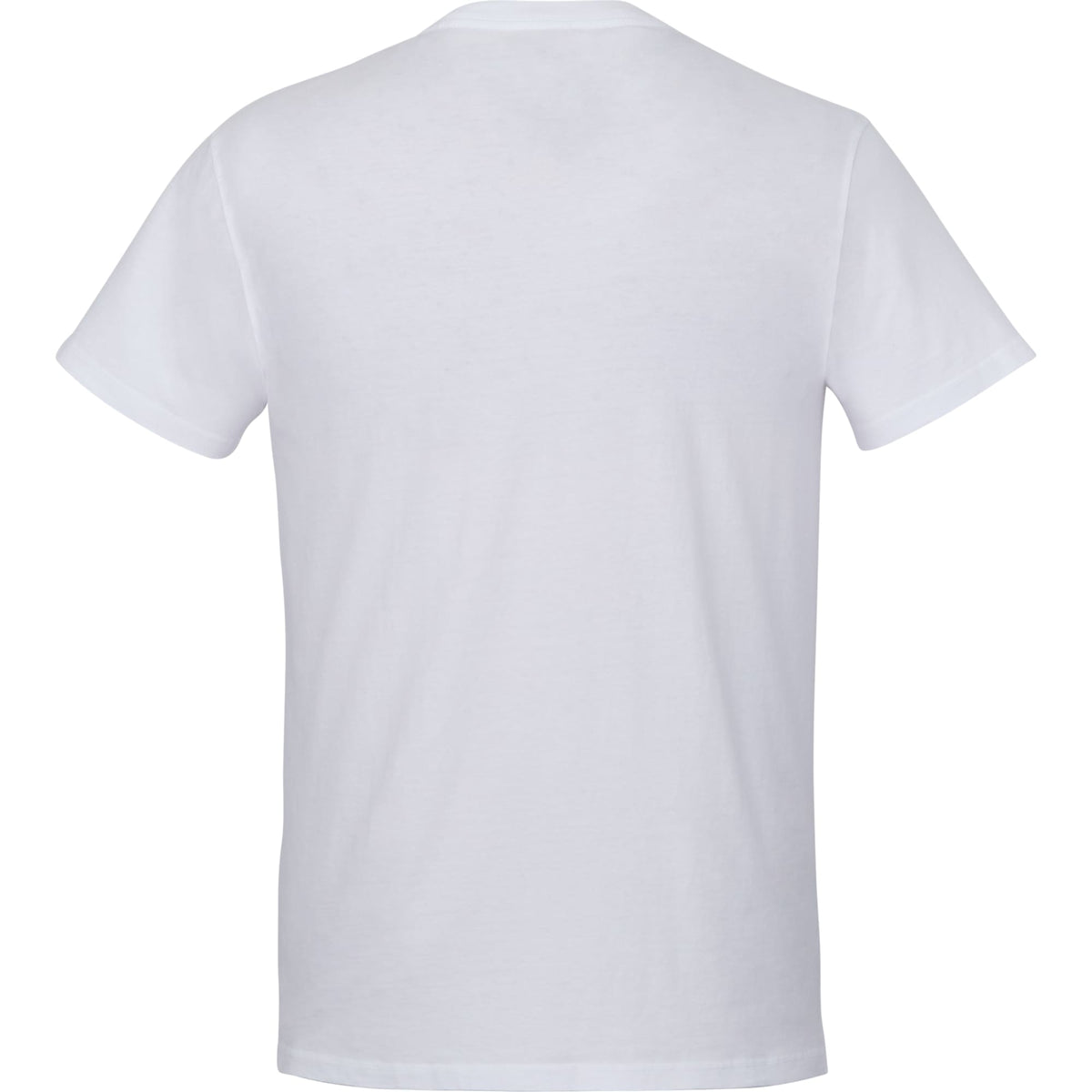 American Giant Classic Cotton Crew Tee for Men Embroidery - White - Back