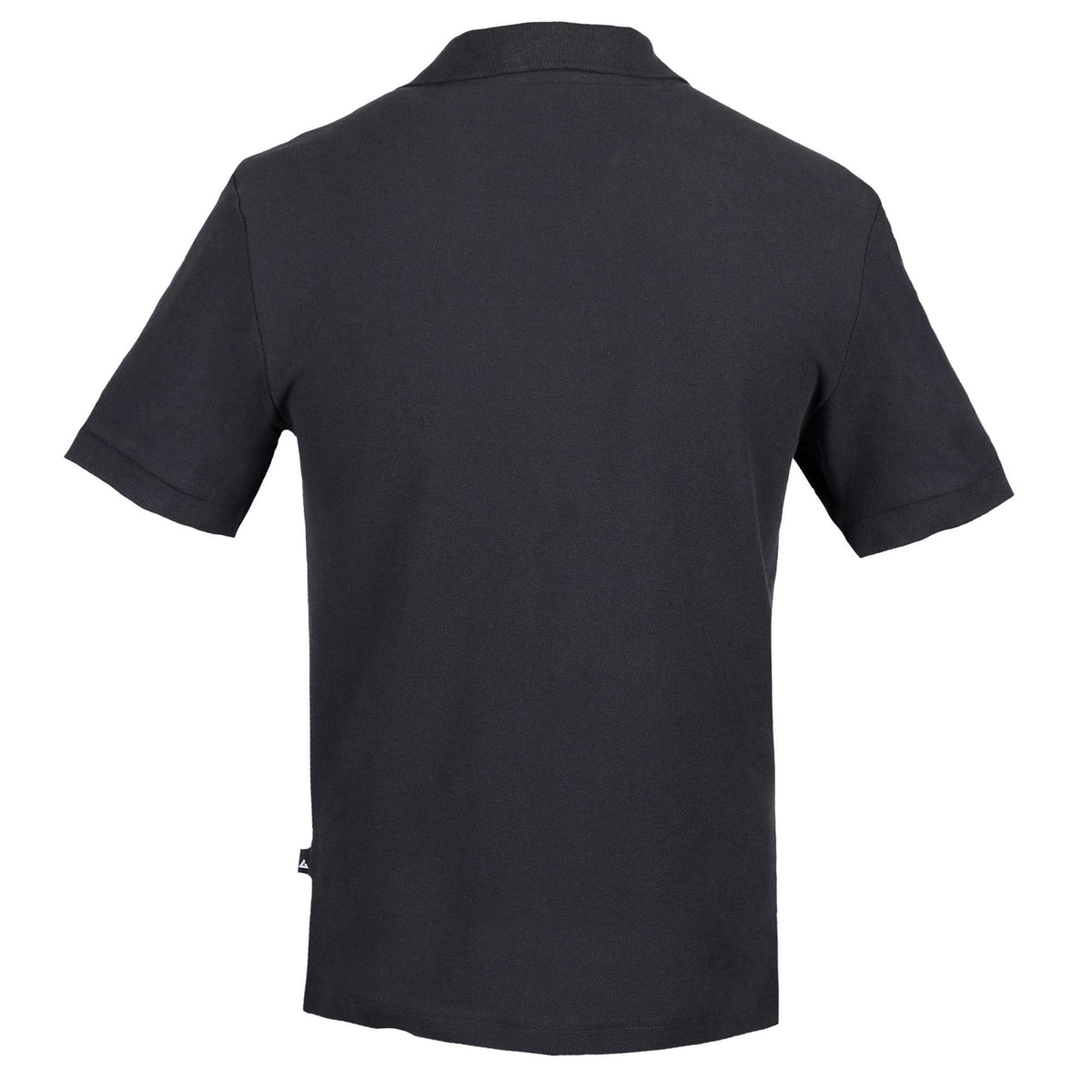 American Giant Classic Cotton Pique Polo for Men Embroidery - Black - Back