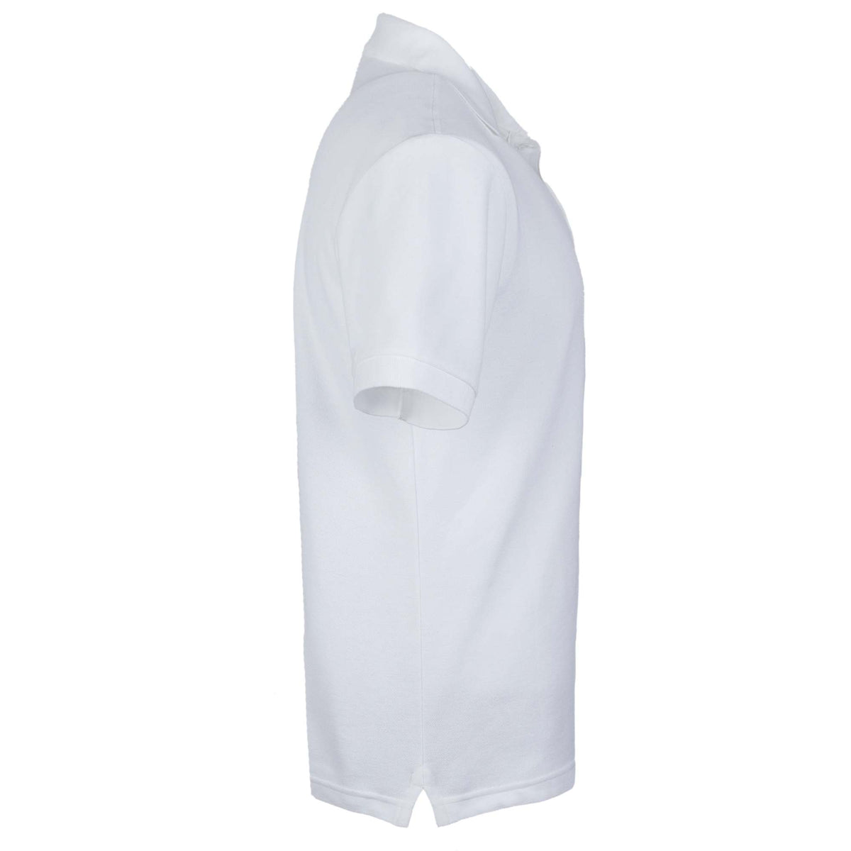American Giant Classic Cotton Pique Polo for Men Embroidery - White - Right Side