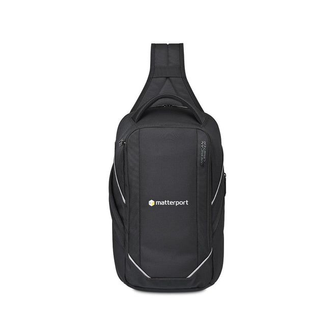 American Tourister Zoom Turbo Sling Bag with Tablet Pocket Embroidery